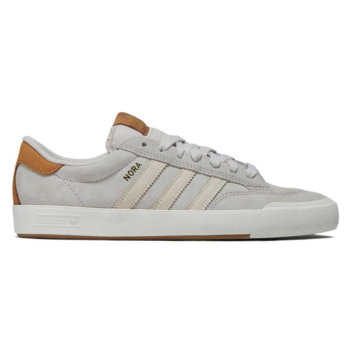 Adidas Nora Shoes - Aluminum/Chalk White/Gold Metallic image 1