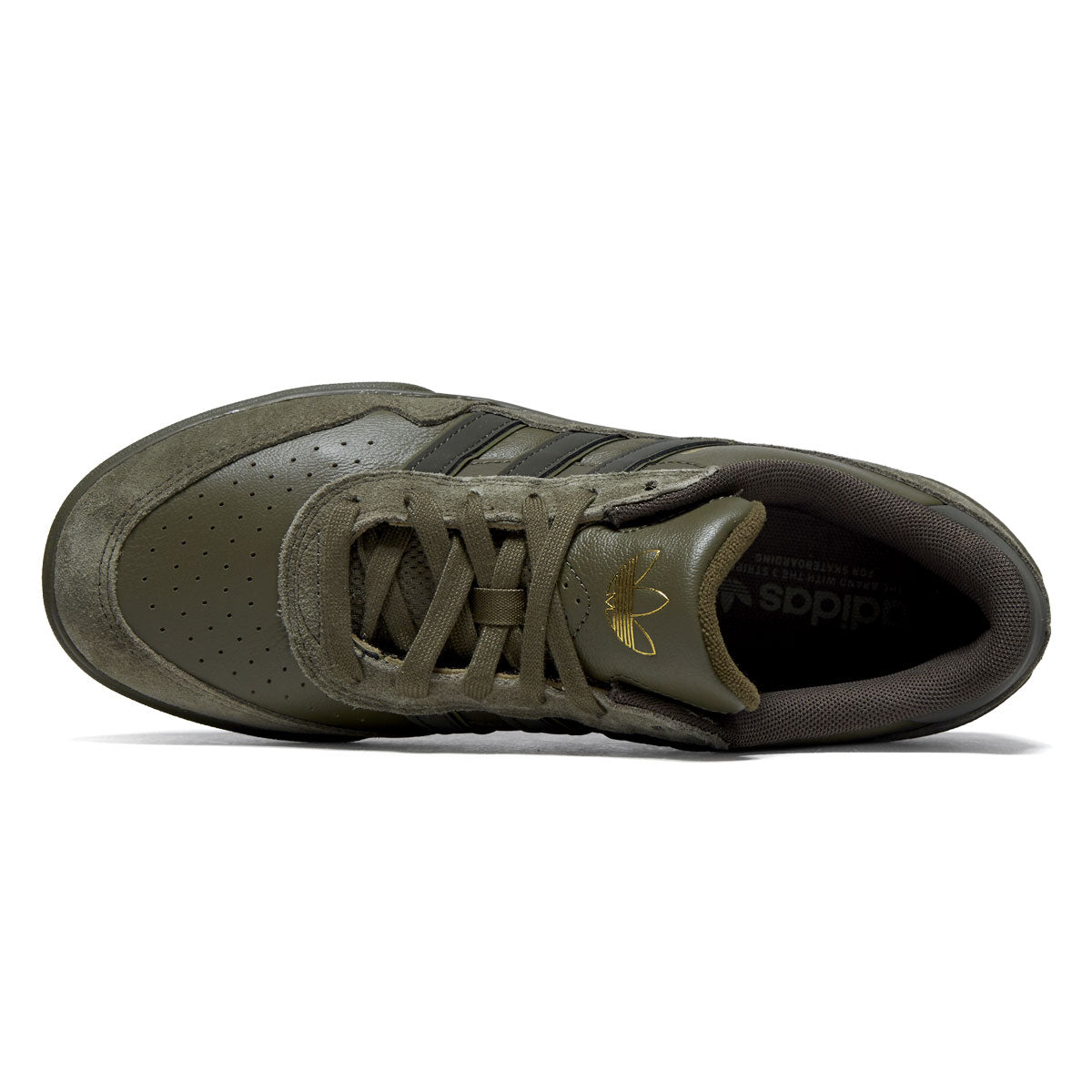 Adidas Tyshawn II Shoes - Olive Strata/Shadow Olive/Gum image 3