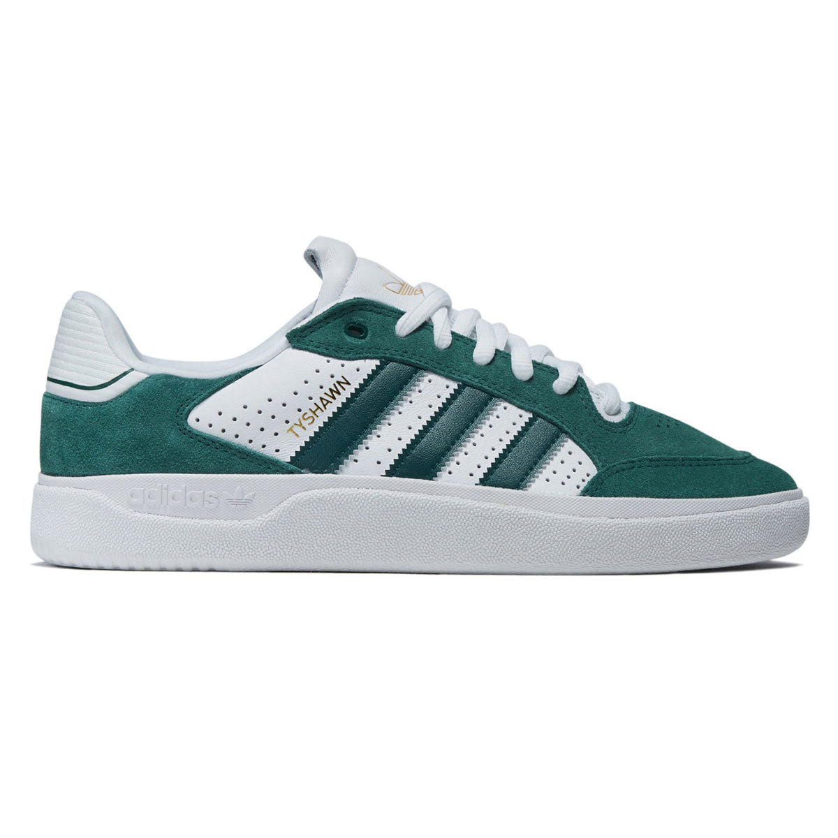 Adidas Tyshawn Low Shoes - Collegiate Green/Collegiate Green/Ftwr White image 1