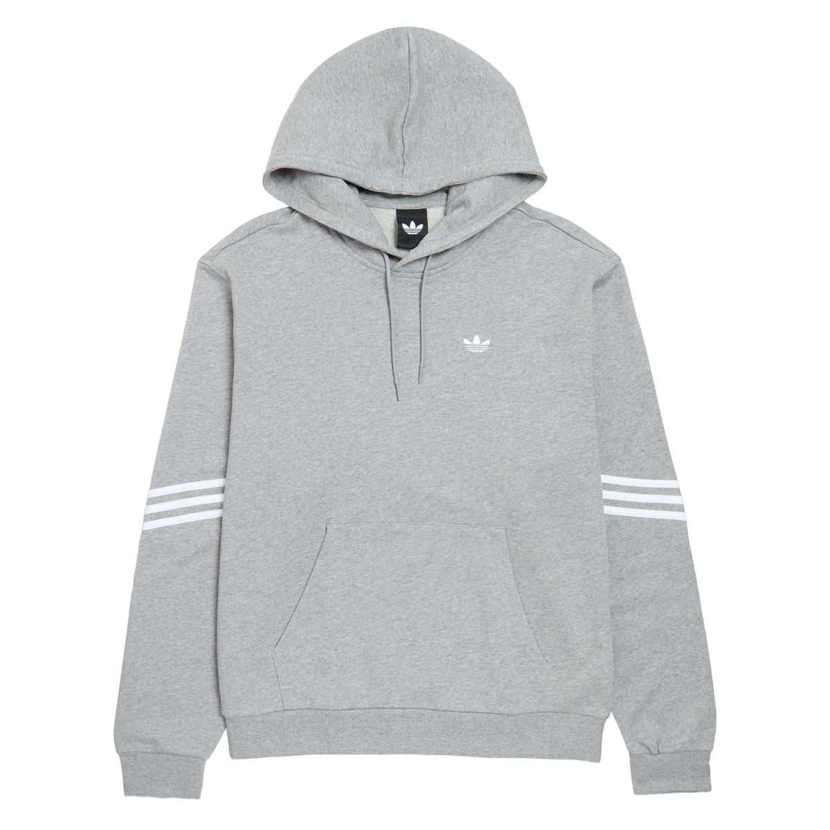 Adidas Classic Hoodie - Medium Grey Heather/White image 1