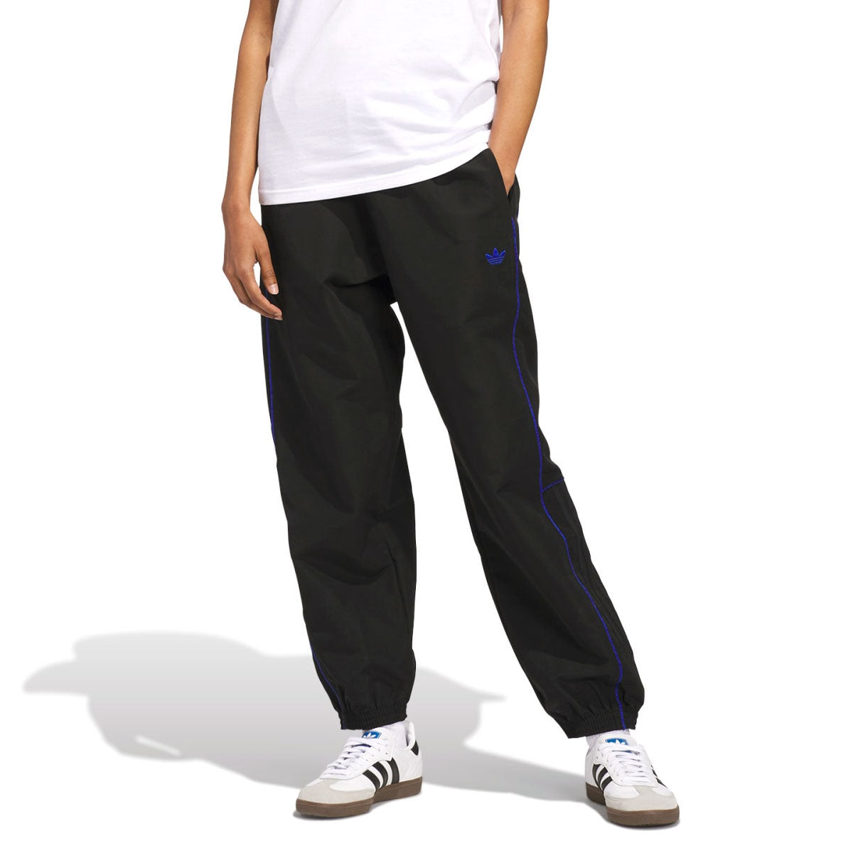 Adidas Skate Gazelle Premiere Track Pants - Black/White/Royal Blue image 3
