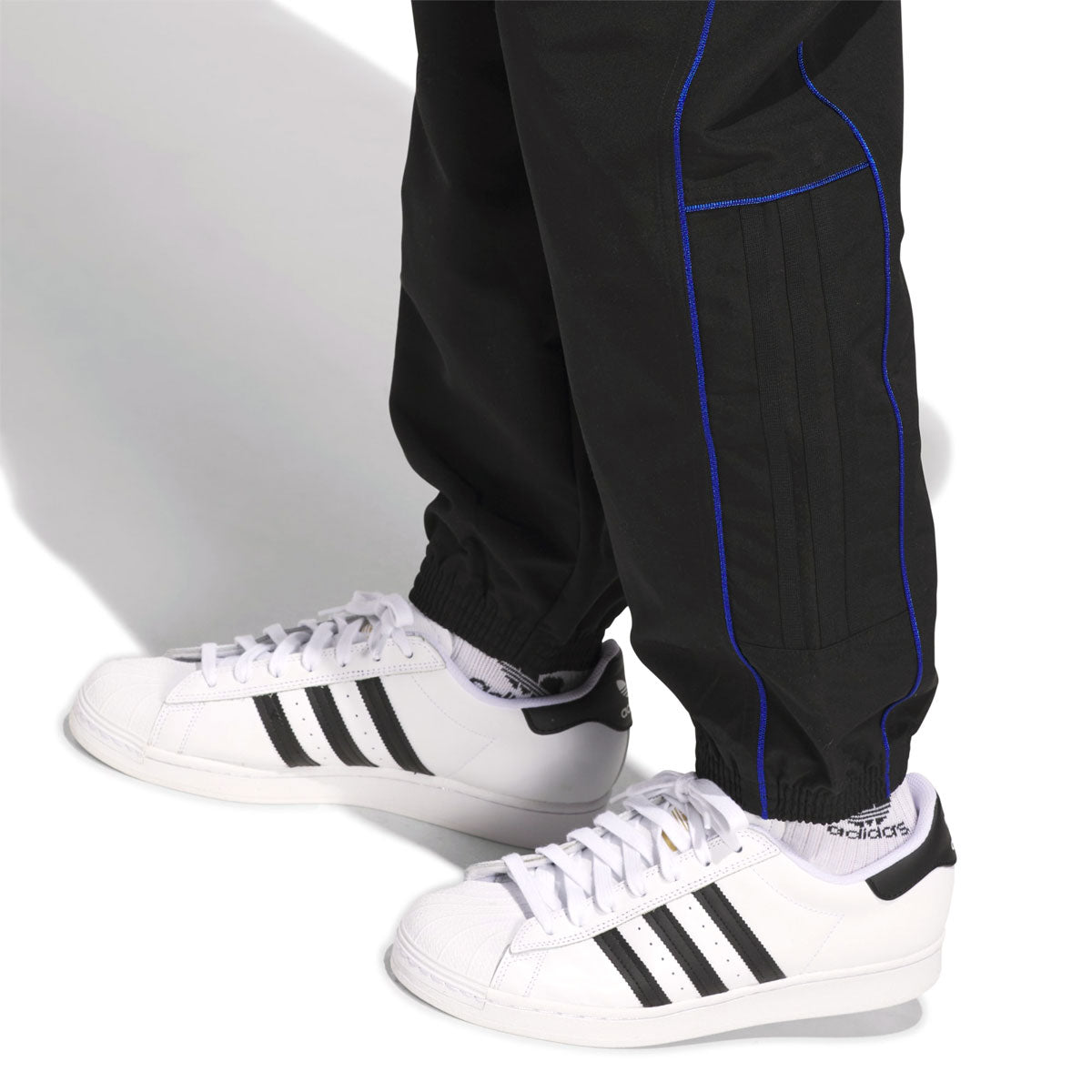 Adidas Skate Gazelle Premiere Track Pants - Black/White/Royal Blue image 4