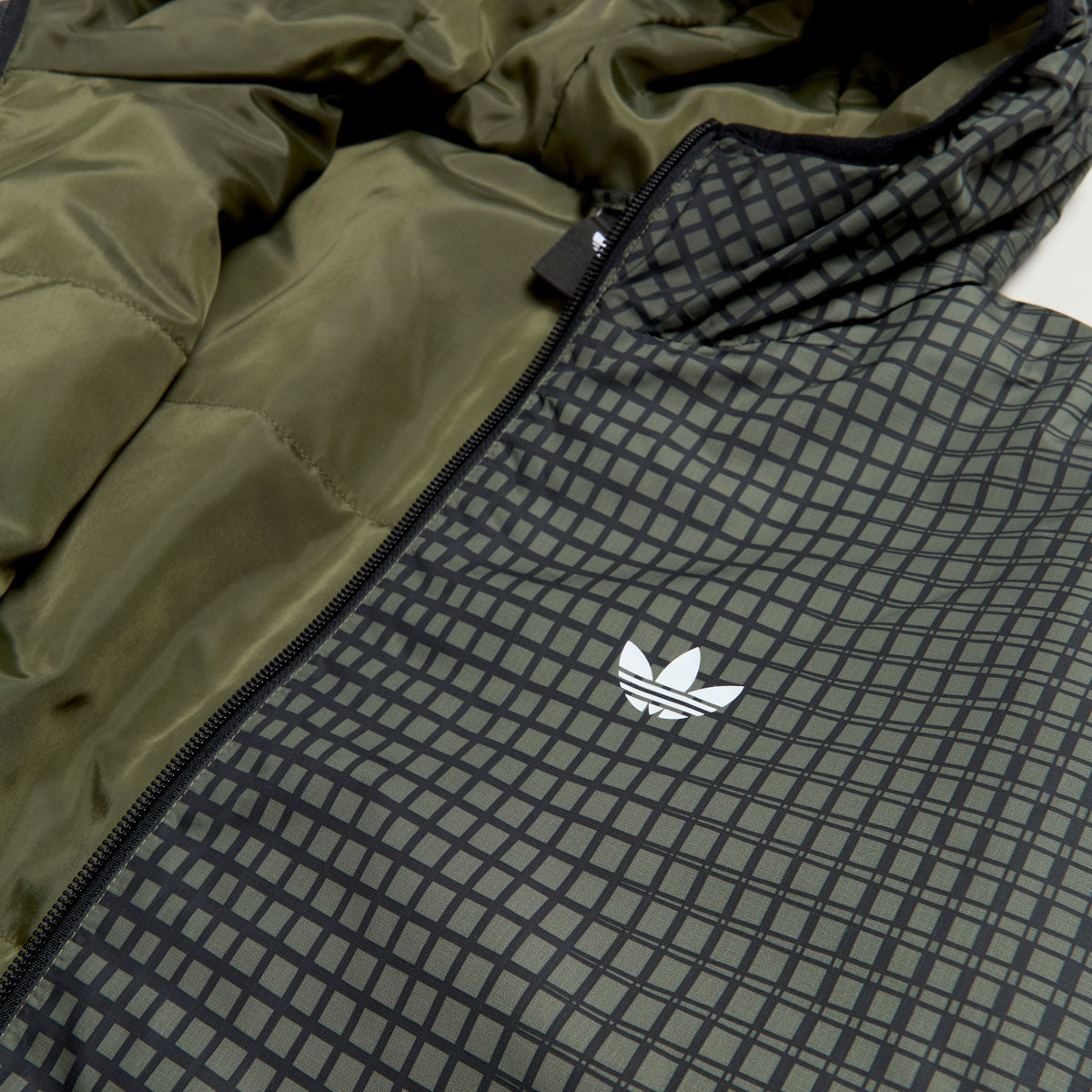 Adidas Primaloft Bomber Jacket - Olive Strata/Black image 3