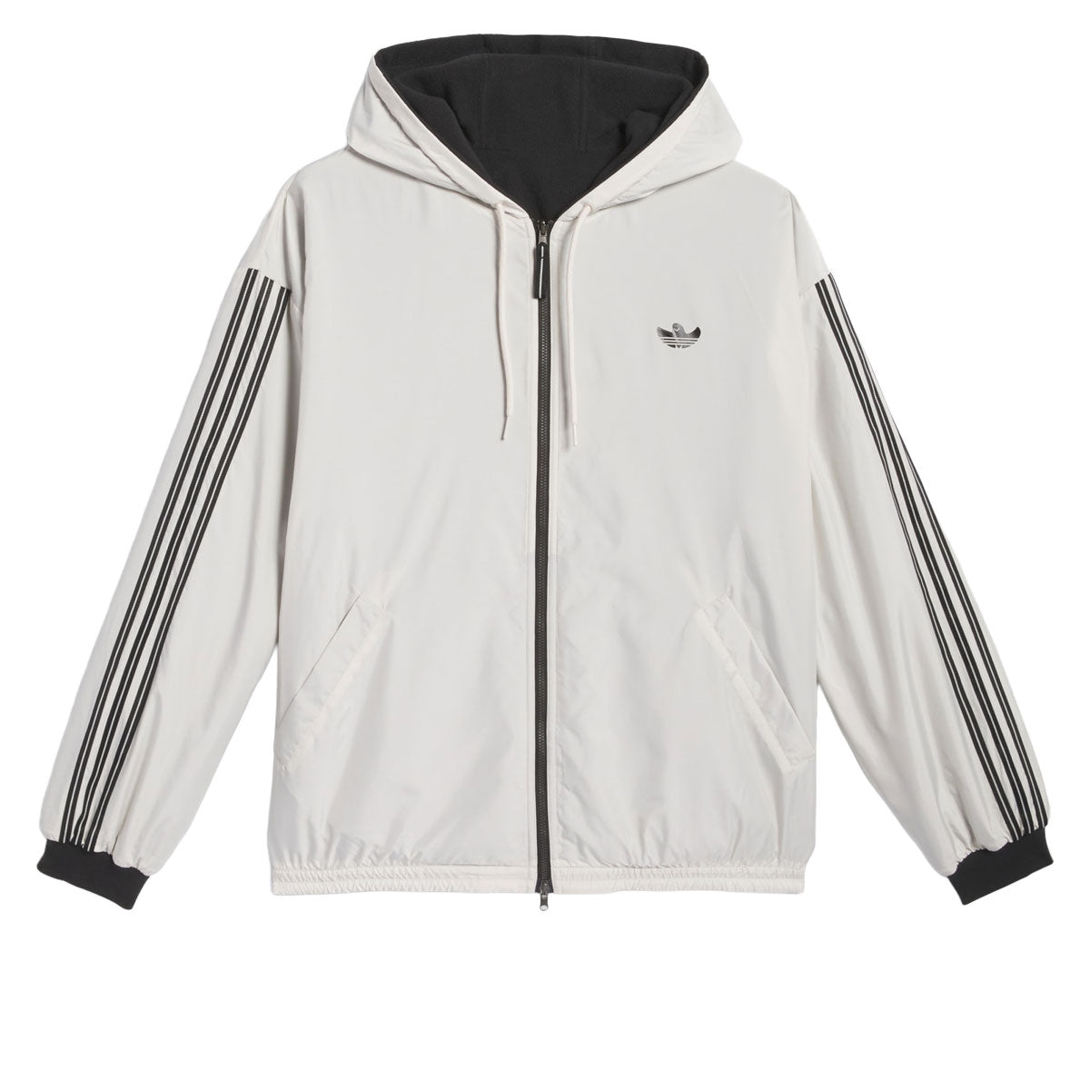 Adidas Shmoofoil Reversible Warmup Jacket - Aluminum/Black image 1