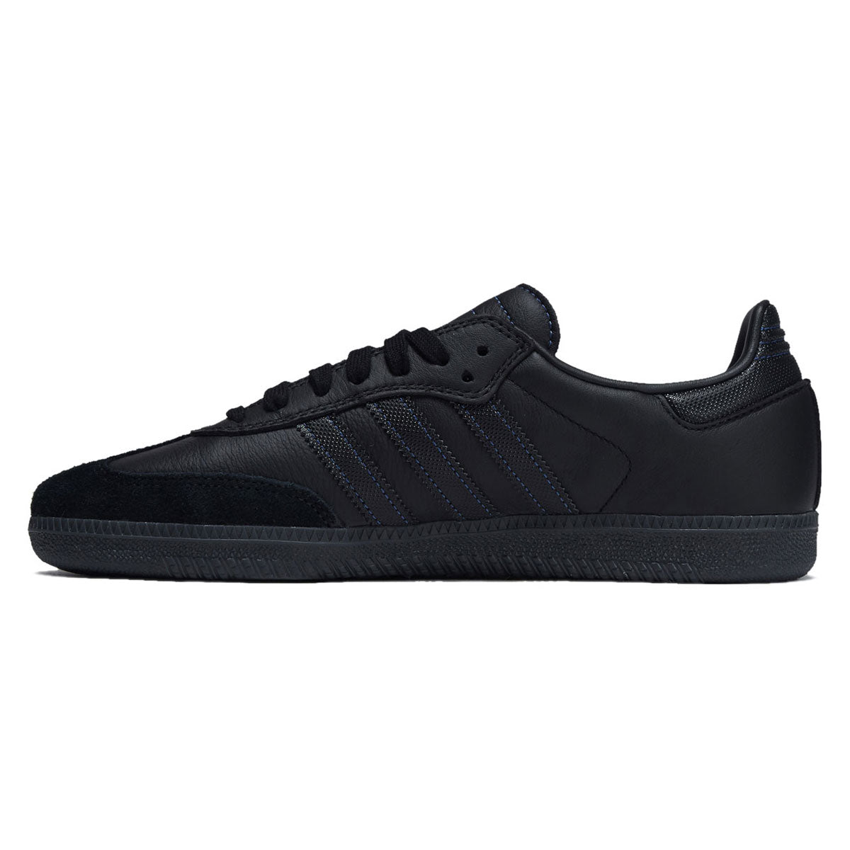 Adidas Samba ADV Shoes - Core Black/Core Black/Royal Blue image 2
