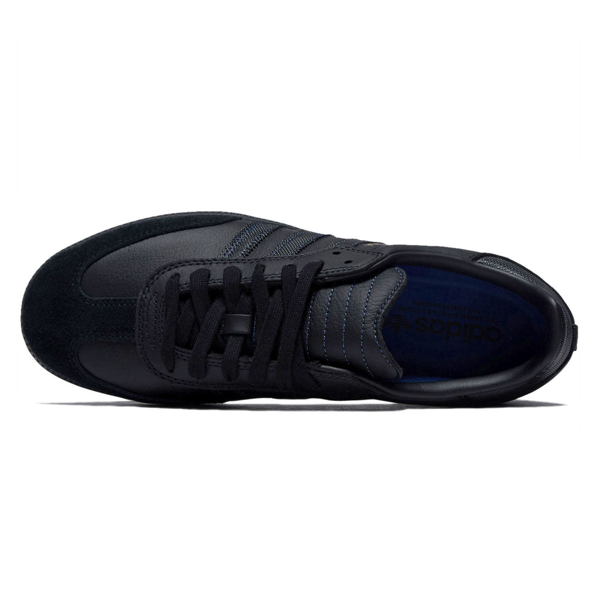 Adidas Samba ADV Shoes - Core Black/Core Black/Royal Blue image 3