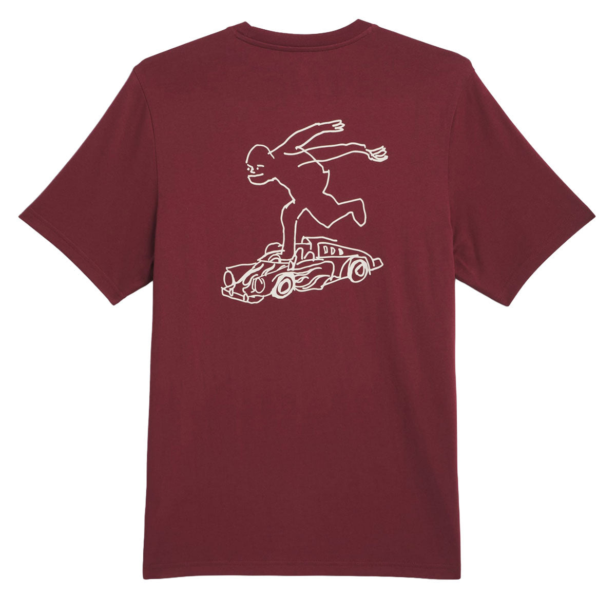 Adidas Shmoofoil Gonz Speedy T-Shirt - Shadow Red/Aluminum image 2