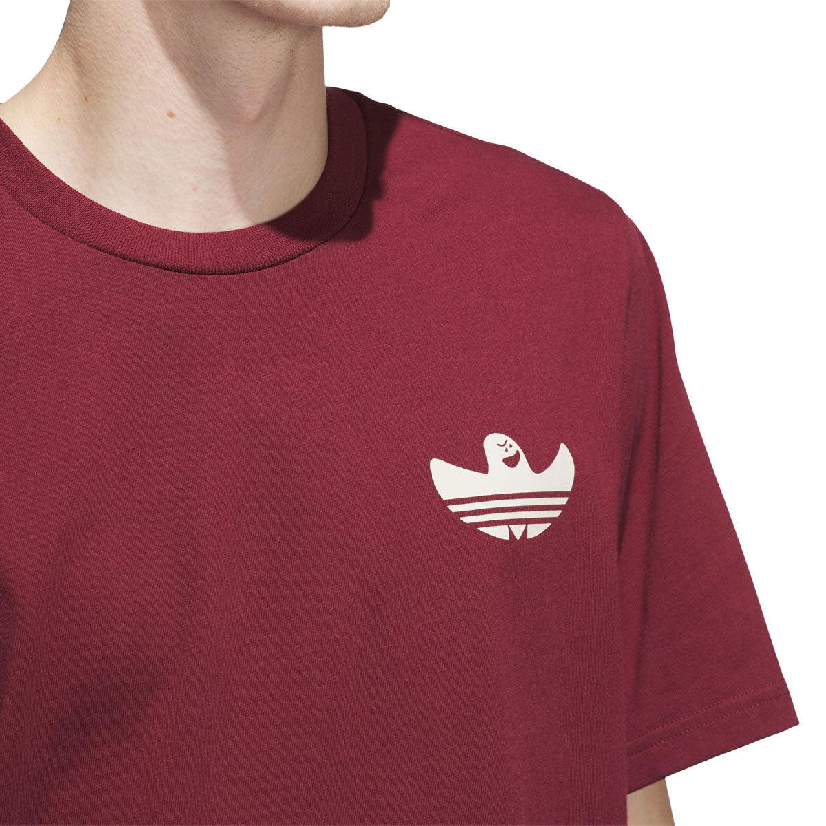 Adidas Shmoofoil Gonz Speedy T-Shirt - Shadow Red/Aluminum image 5