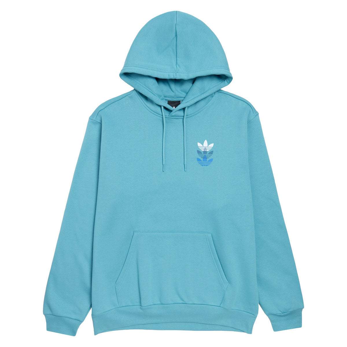 Adidas Triple Trefoil Hoodie - Blue/Royal Blue image 1