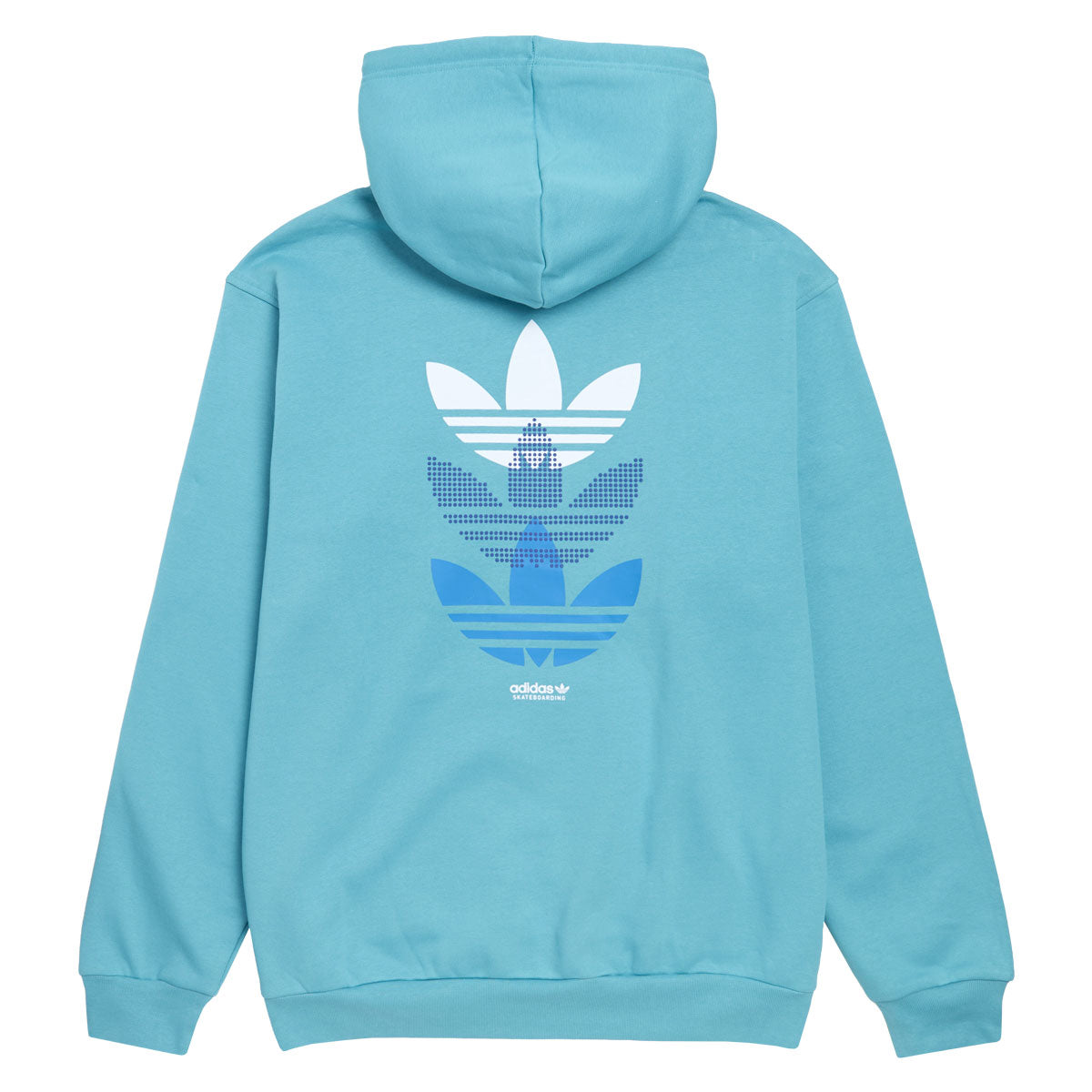 Adidas Triple Trefoil Hoodie - Blue/Royal Blue image 2