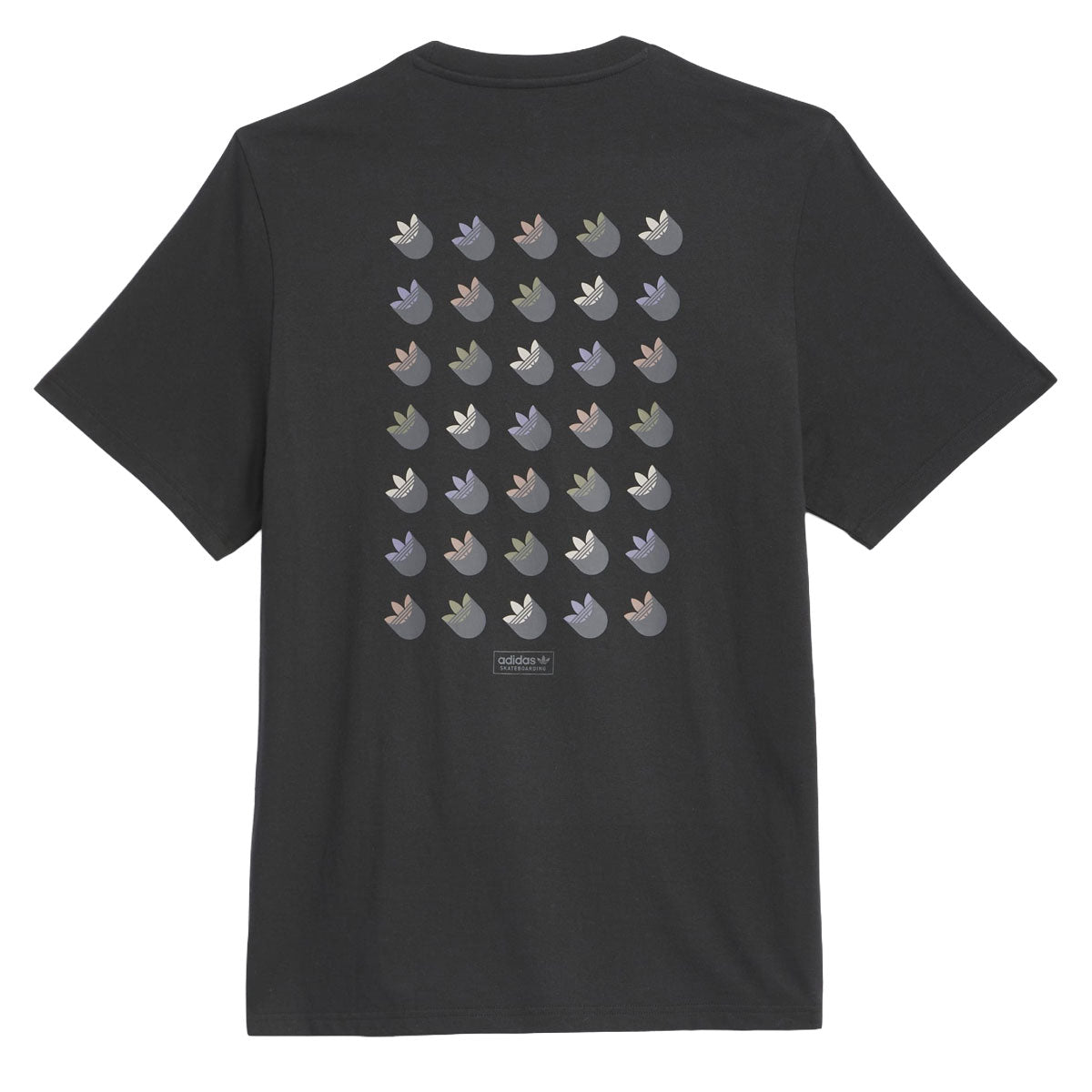 Adidas Skate Trefoil Shadow T-Shirt - Black/Olive Strata image 2