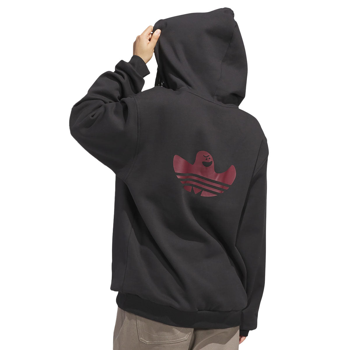 Adidas Shmangry Graphic Zip Up Hoodie - Black/Shadow Red image 3