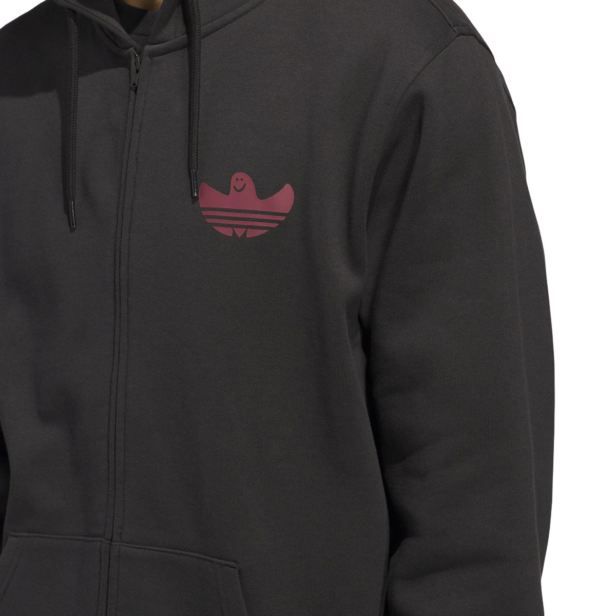 Adidas Shmangry Graphic Zip Up Hoodie - Black/Shadow Red image 4