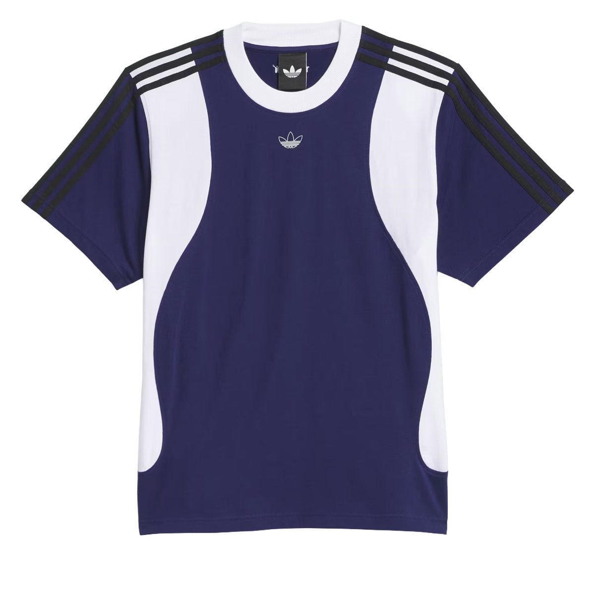Adidas Tyshawn T-Shirt - Dark Blue/White/Black image 1