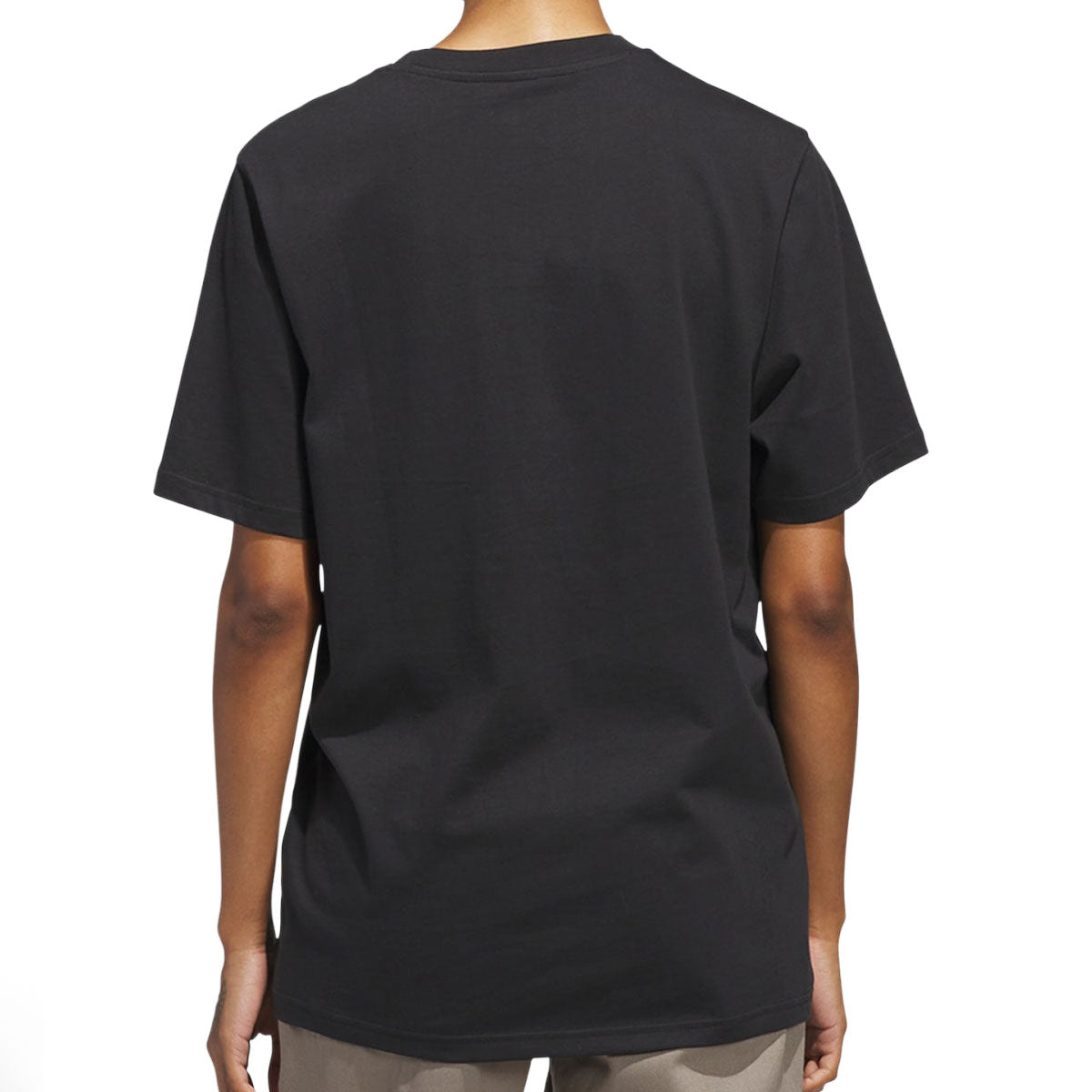 Adidas Skate Trefoil T-Shirt - Black/Olive Strata image 3
