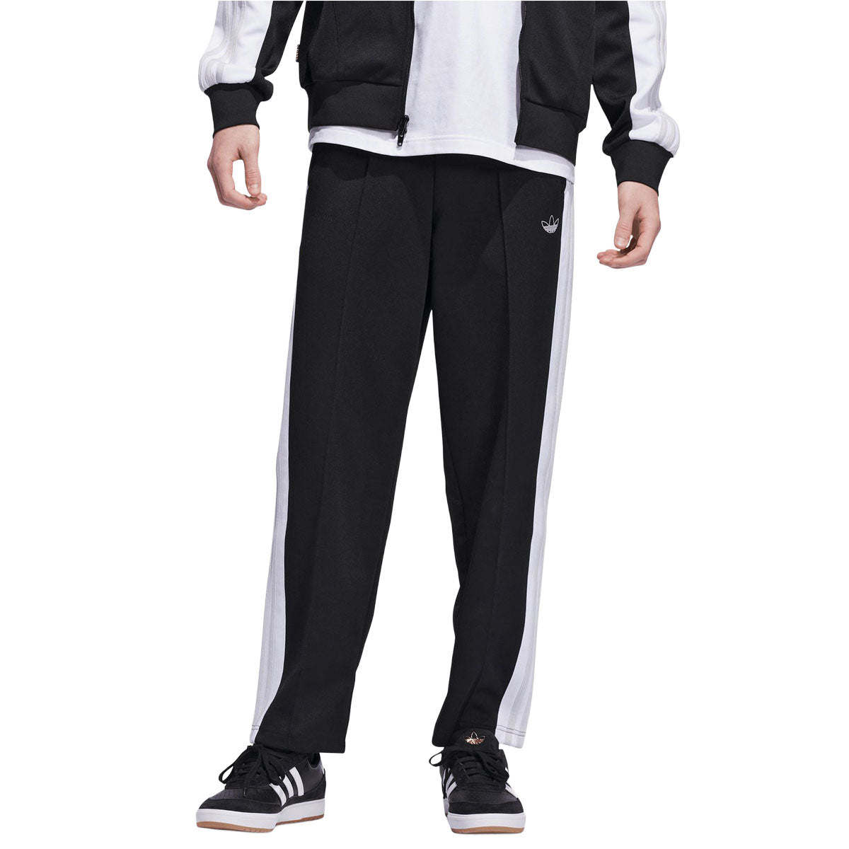 Adidas Tyshawn Track Pants - Black/White/Dash Grey image 1