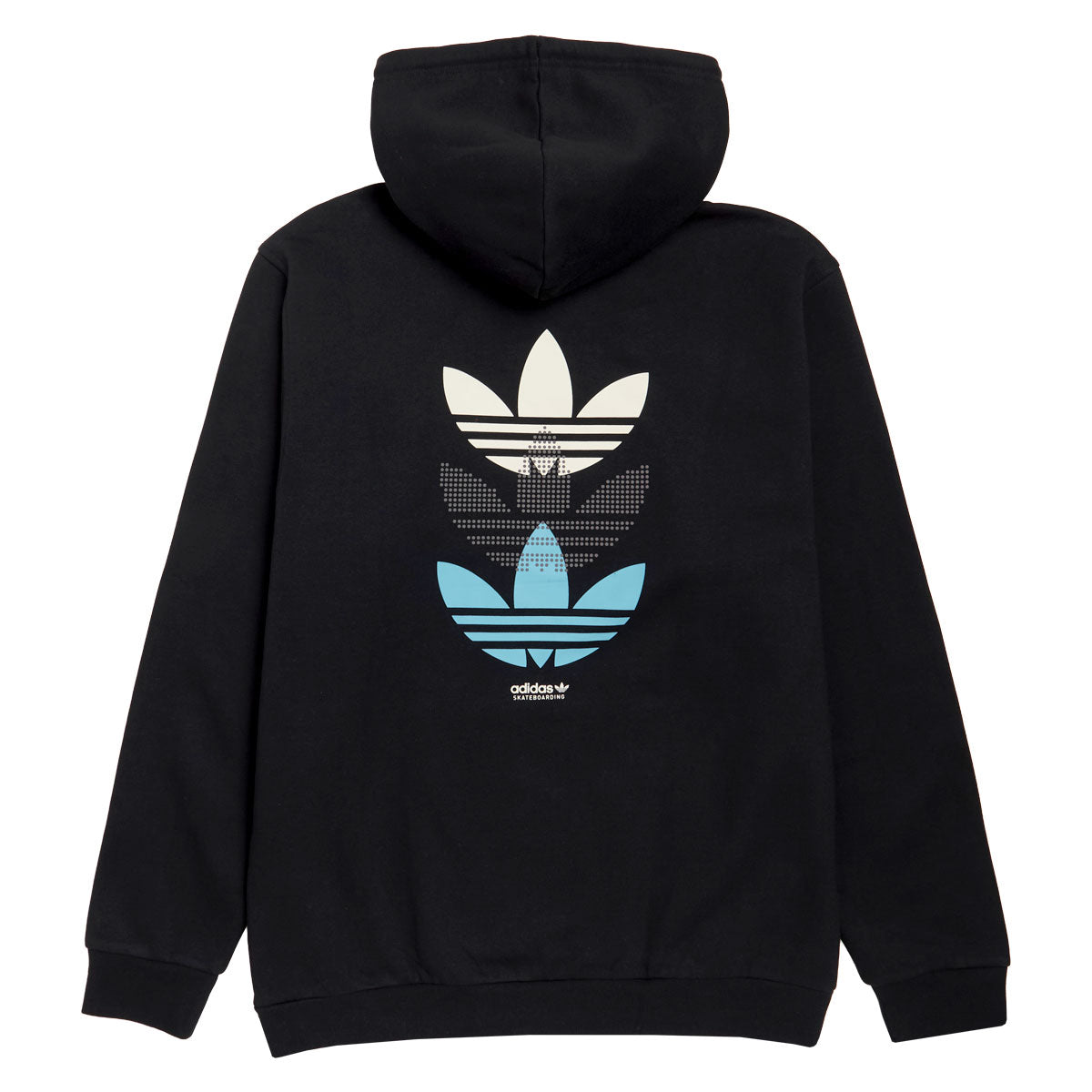 Adidas Triple Trefoil Hoodie - Black/Preloved Blue image 2