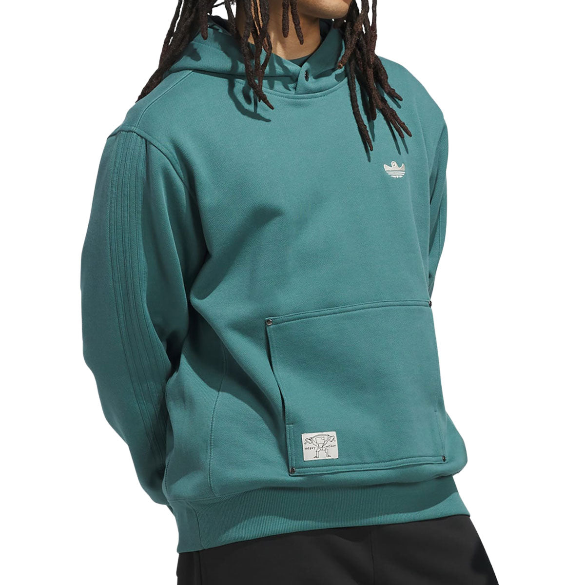 Adidas Shmoofoil Heavyweight Hoodie - Preloved Teal image 2