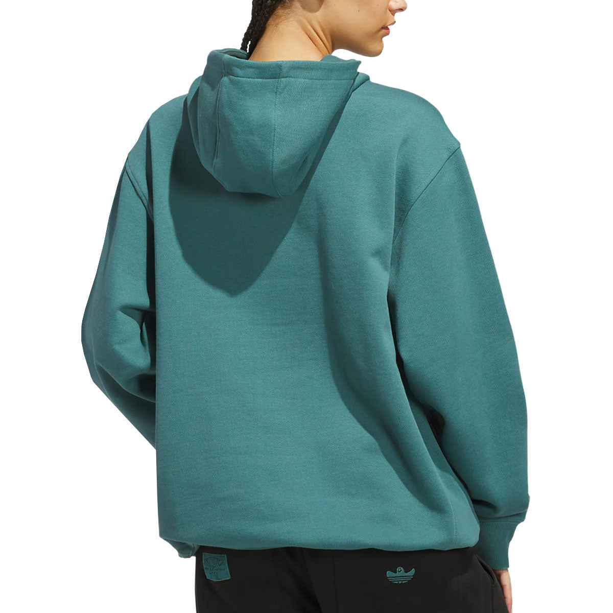 Adidas Shmoofoil Heavyweight Hoodie - Preloved Teal image 3