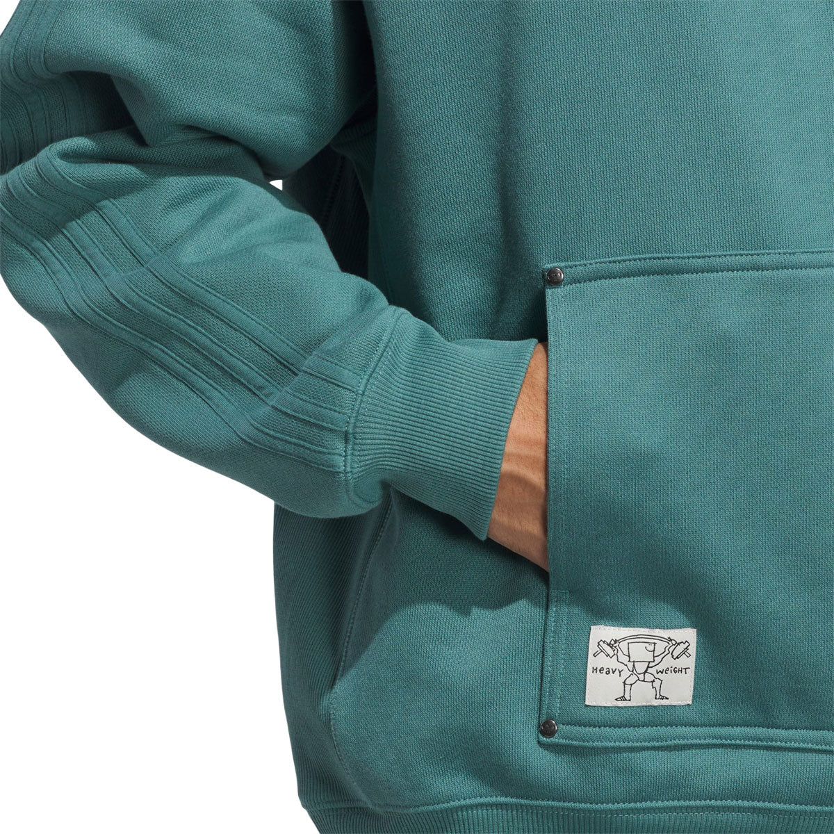 Adidas Shmoofoil Heavyweight Hoodie - Preloved Teal image 5