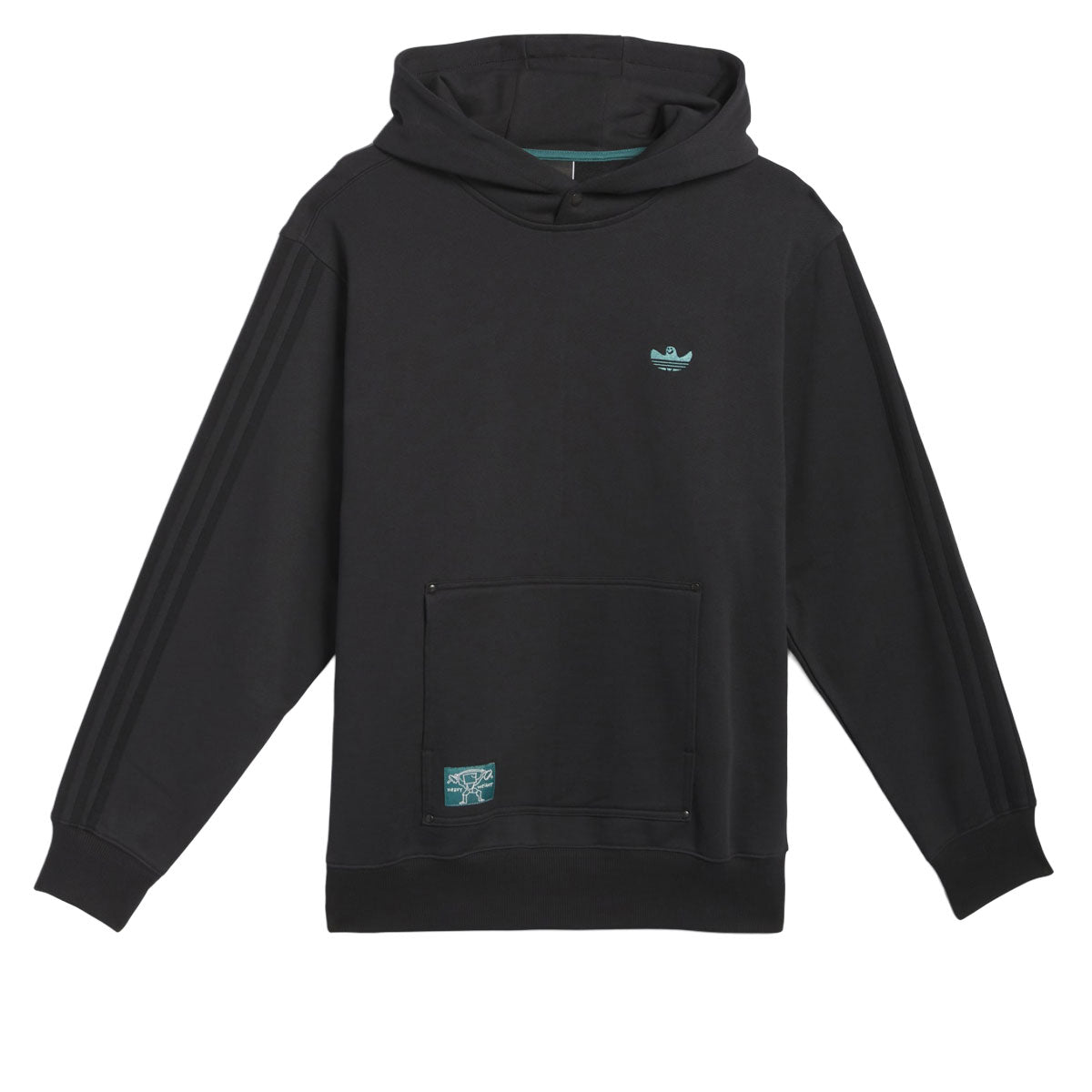 Adidas Shmoofoil Heavyweight Hoodie - Black image 1
