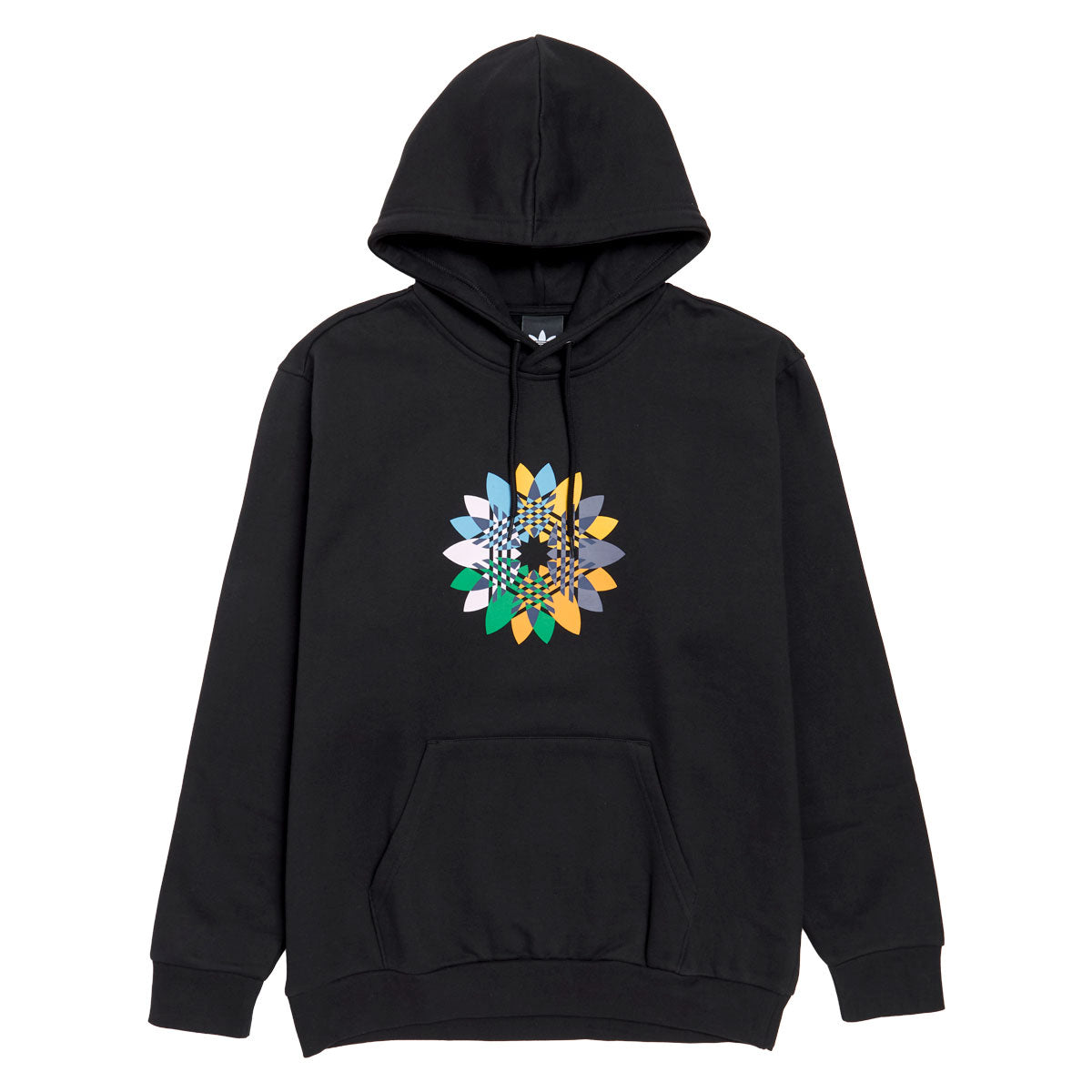Adidas Pinwheel Trefoil Hoodie - Black/Crew Yellow image 1