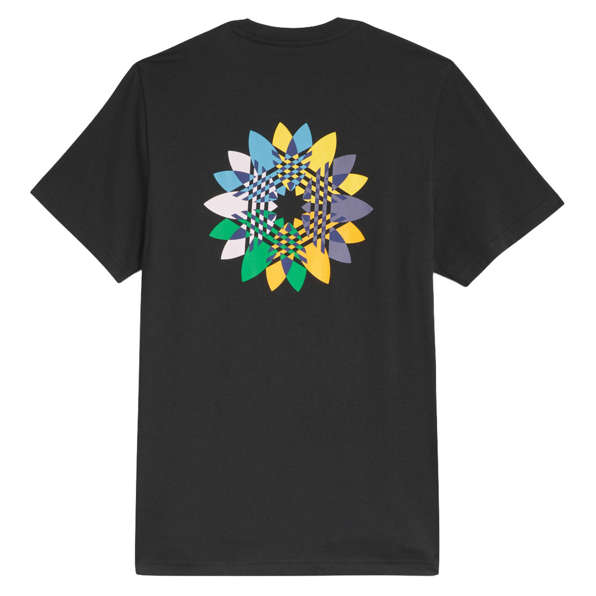 Adidas Pinwheel Trefoil T-Shirt - Black/Crew Yellow image 2