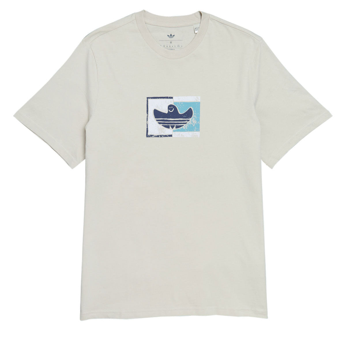 Adidas Shmoohaus T-Shirt - Aluminum/Dark Blue image 1