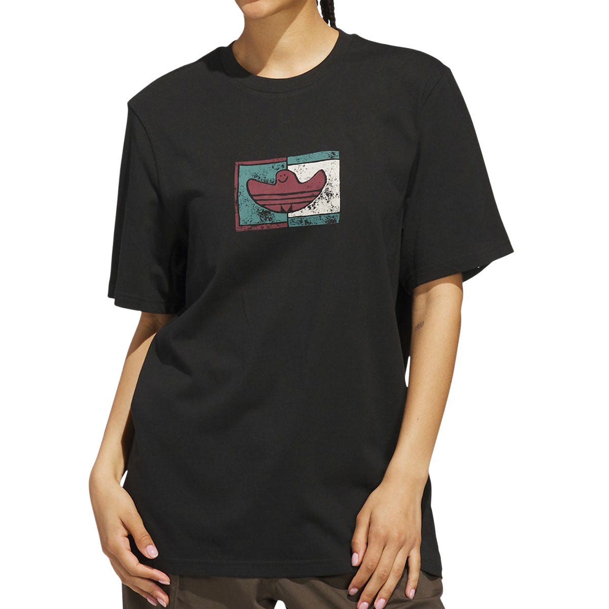 Adidas Shmoohaus T-Shirt - Black/Shadow Red image 2