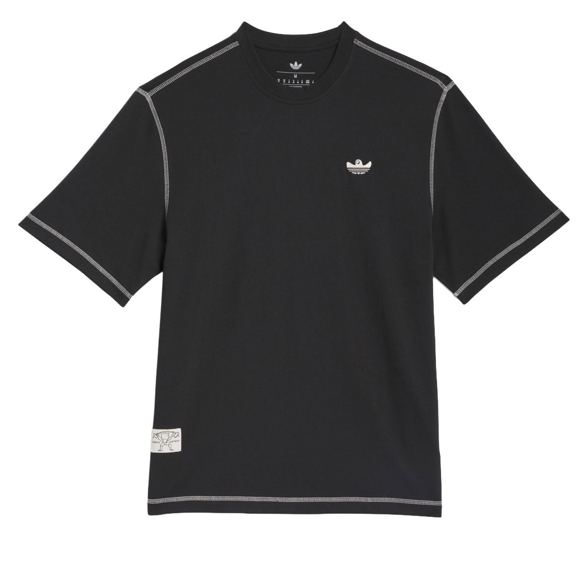 Adidas Shmoofoil Heavyweight T-Shirt - Black image 1
