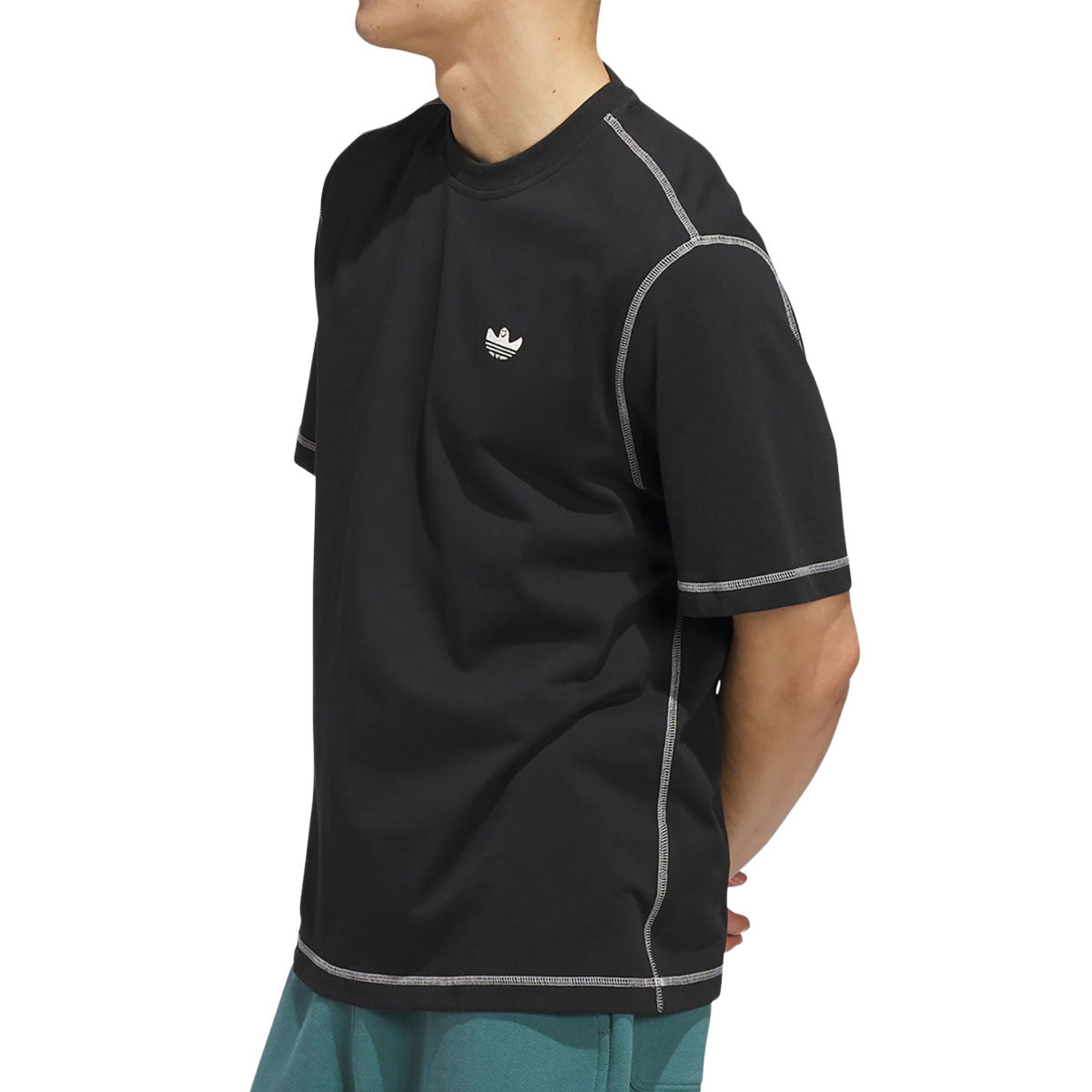 Adidas Shmoofoil Heavyweight T-Shirt - Black image 3