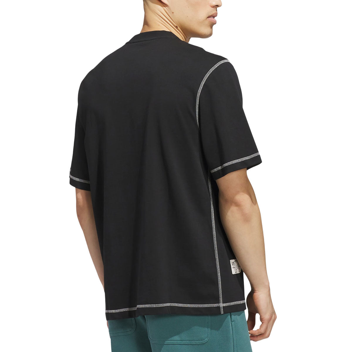 Adidas Shmoofoil Heavyweight T-Shirt - Black image 4