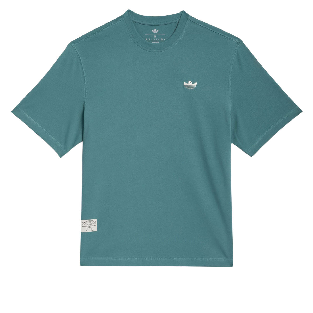 Adidas Shmoofoil Heavyweight T-Shirt - Preloved Teal image 1
