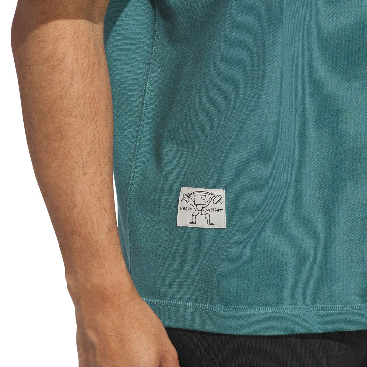 Adidas Shmoofoil Heavyweight T-Shirt - Preloved Teal image 5