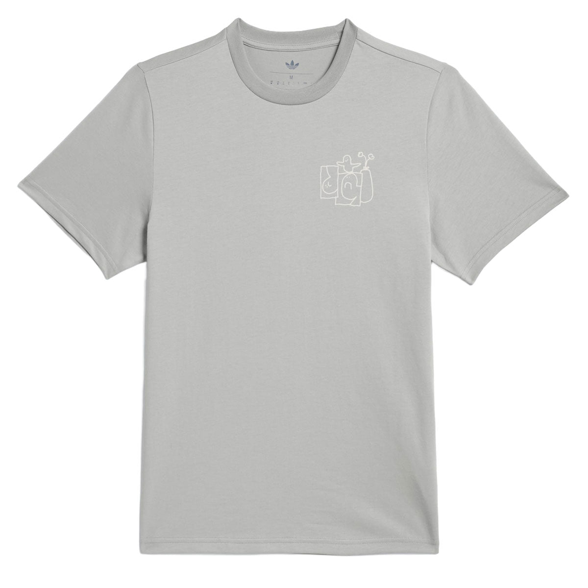 Adidas Shmoofoil Stairs T-Shirt - Medium Grey/Aluminum image 1