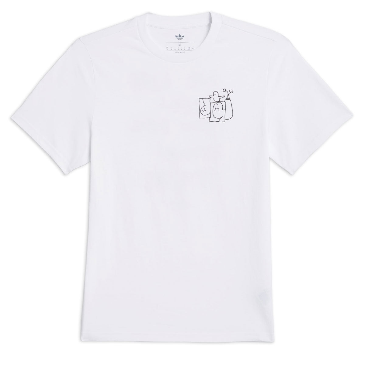 Adidas Shmoofoil Stairs T-Shirt - White/Black image 1