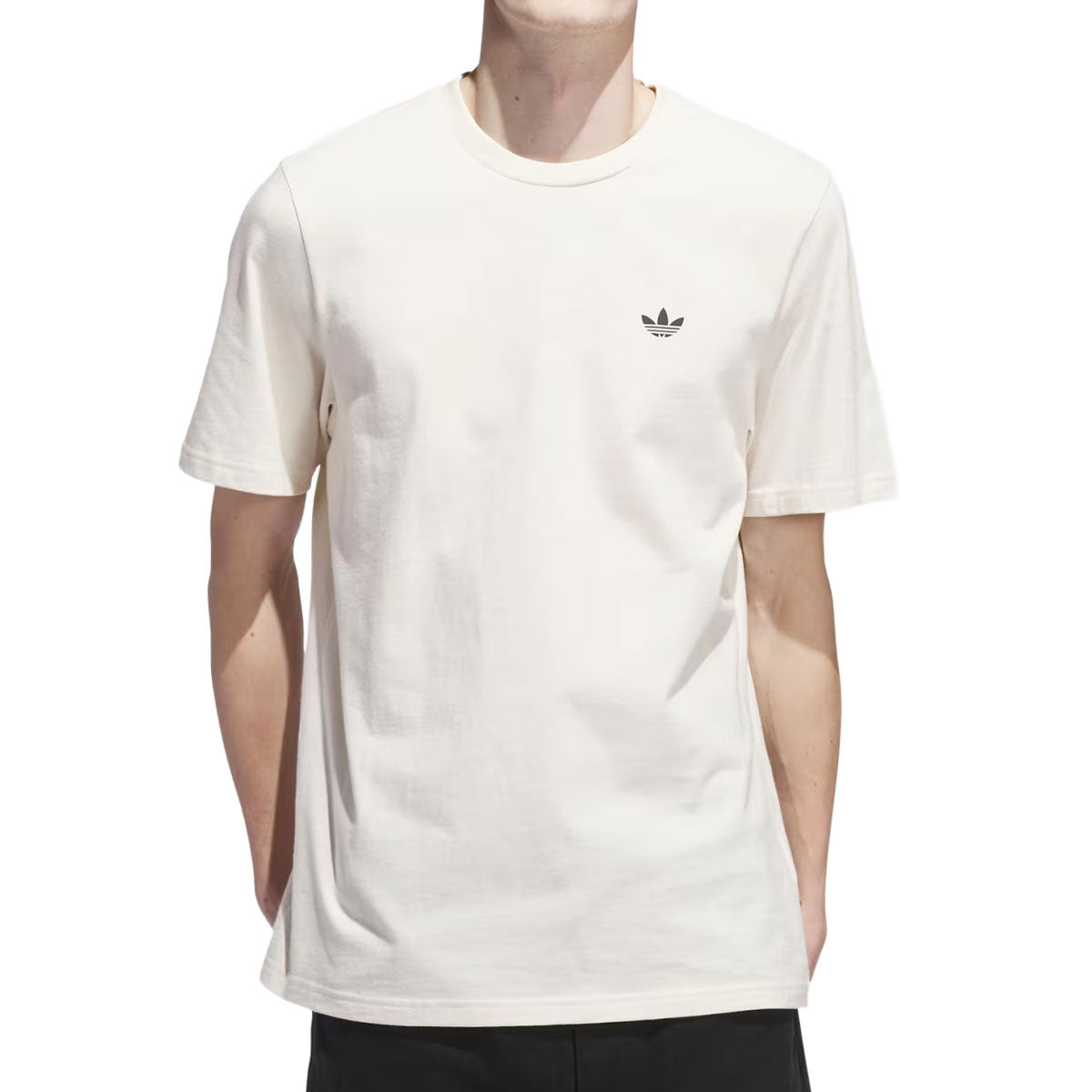 Adidas 4.0 Logo T-Shirt - Wonder White/Black image 3