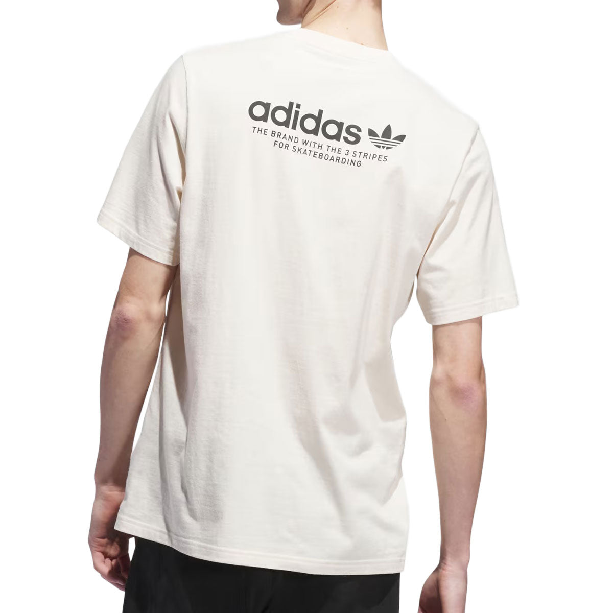 Adidas 4.0 Logo T-Shirt - Wonder White/Black image 4