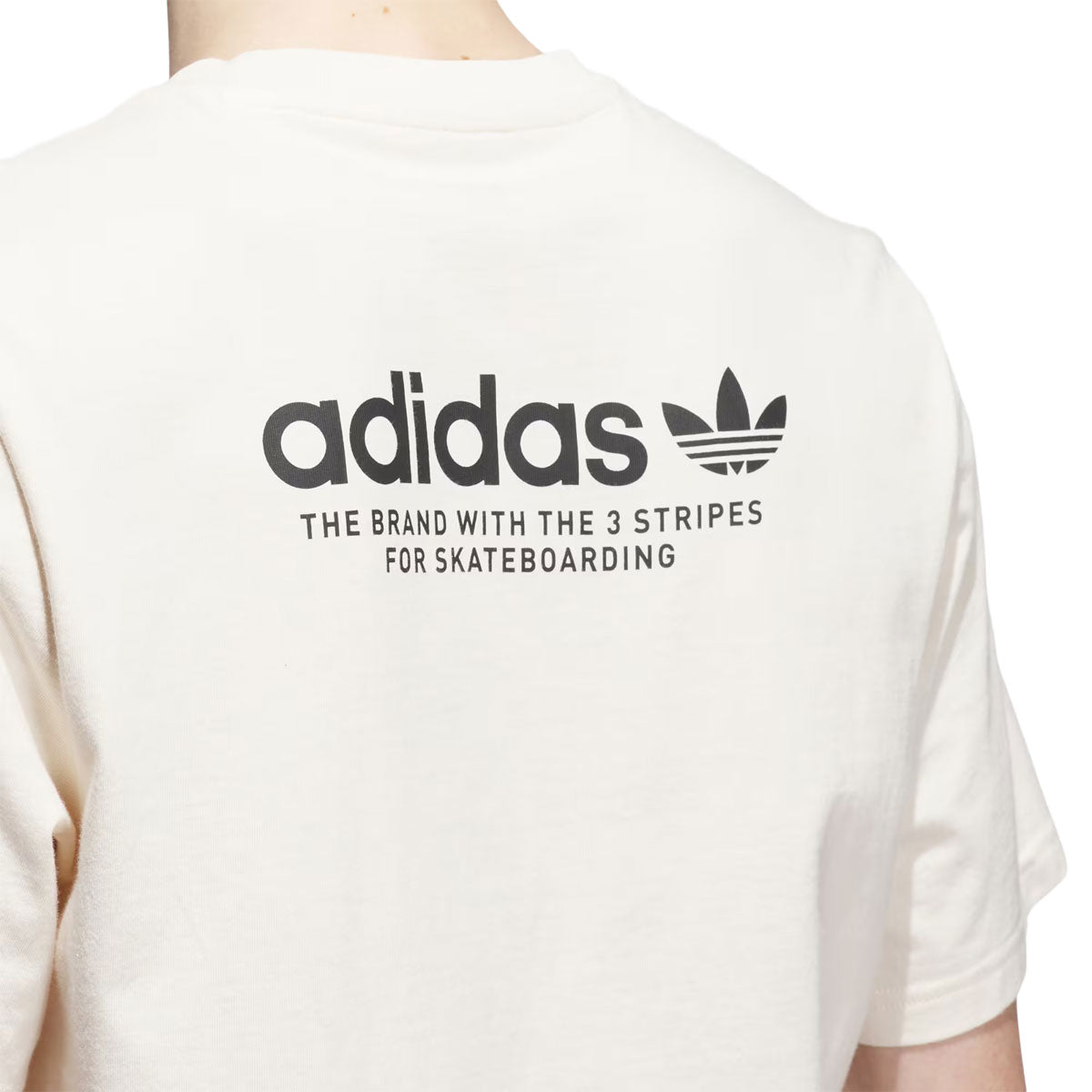 Adidas 4.0 Logo T-Shirt - Wonder White/Black image 5