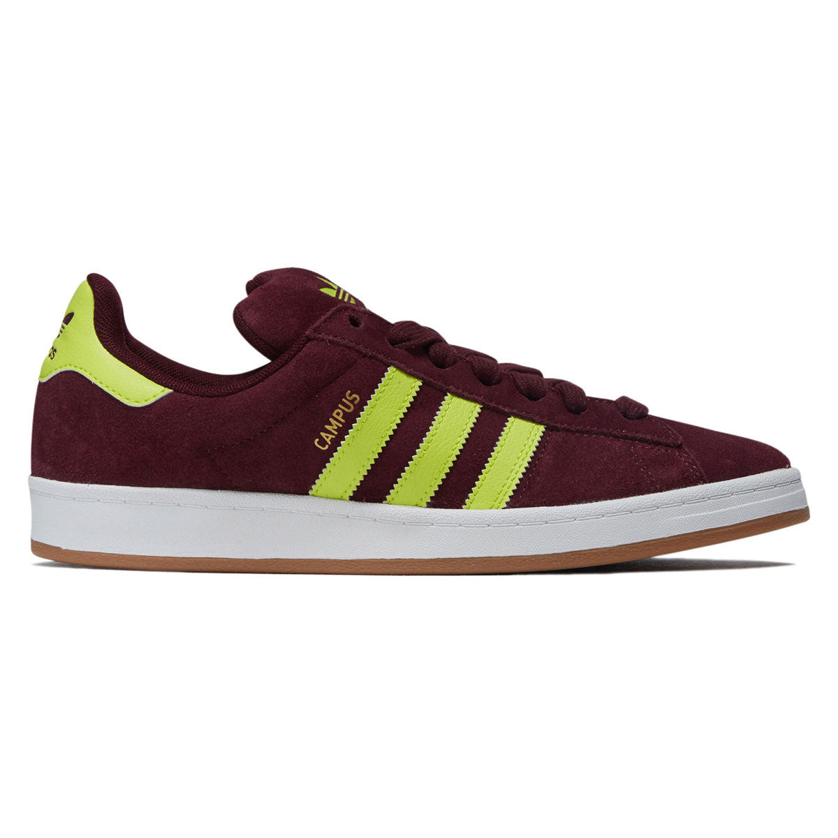 Adidas Campus 90s ADV Shoes - Maroon/Yellow/Ftwr White image 1