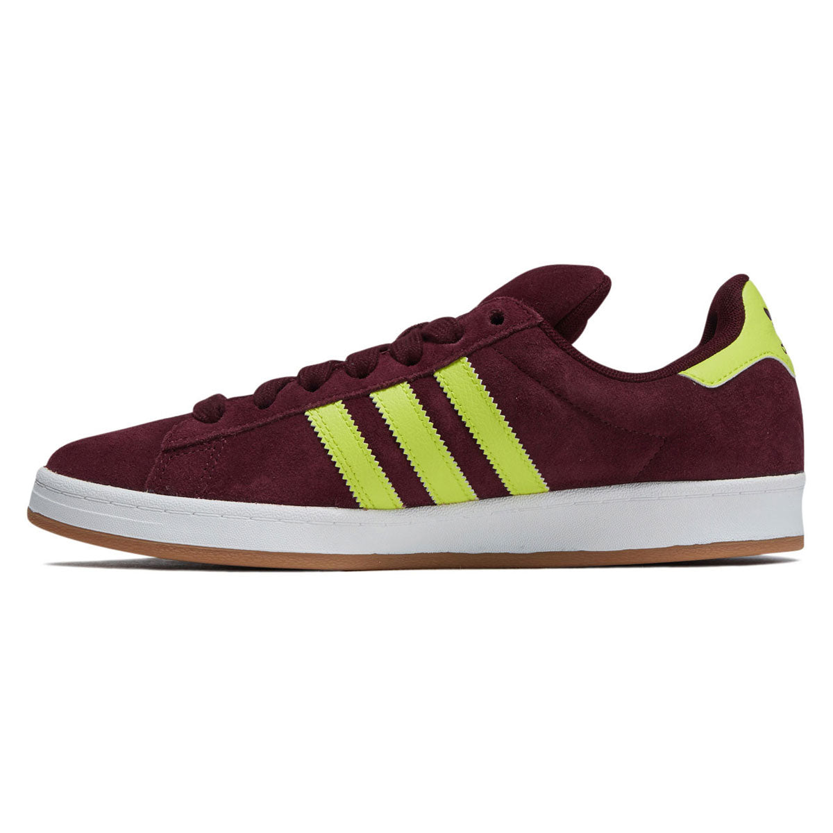 Adidas Campus 90s ADV Shoes - Maroon/Yellow/Ftwr White image 2
