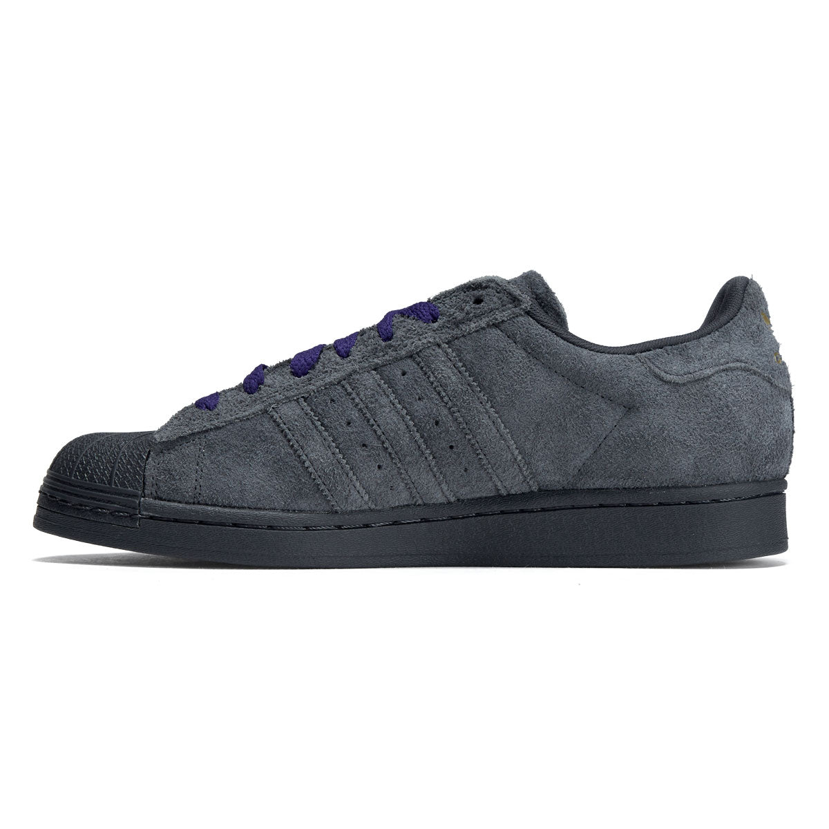 Adidas Superstar ADV Shoes - Carbon/Carbon/Purple image 2