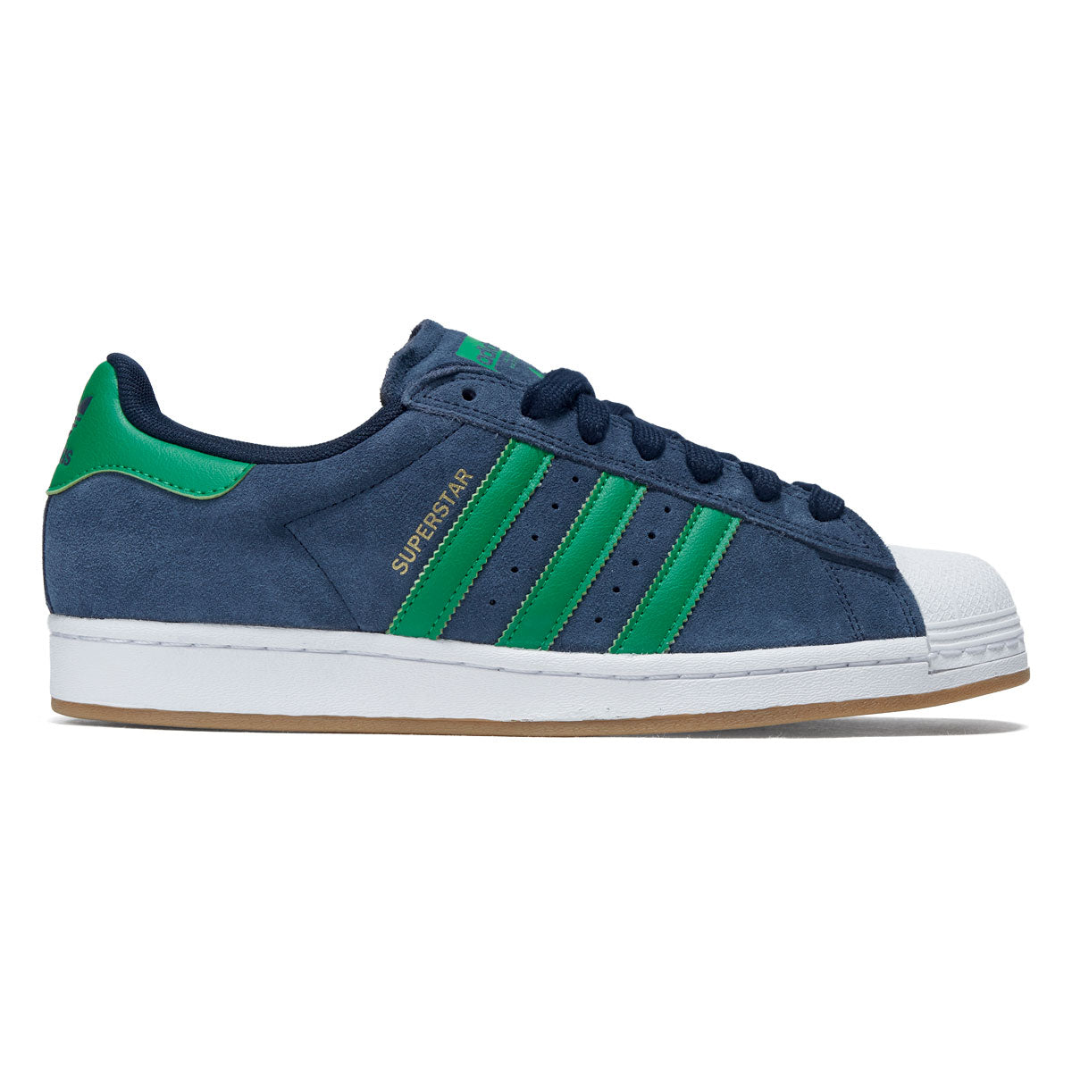 Adidas Superstar ADV Shoes - Collegiate Navy/Green/Ftwr White image 1