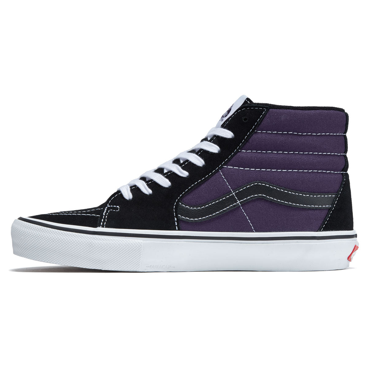 Vans Skate Sk8-Hi Shoes - Purple/Black image 2