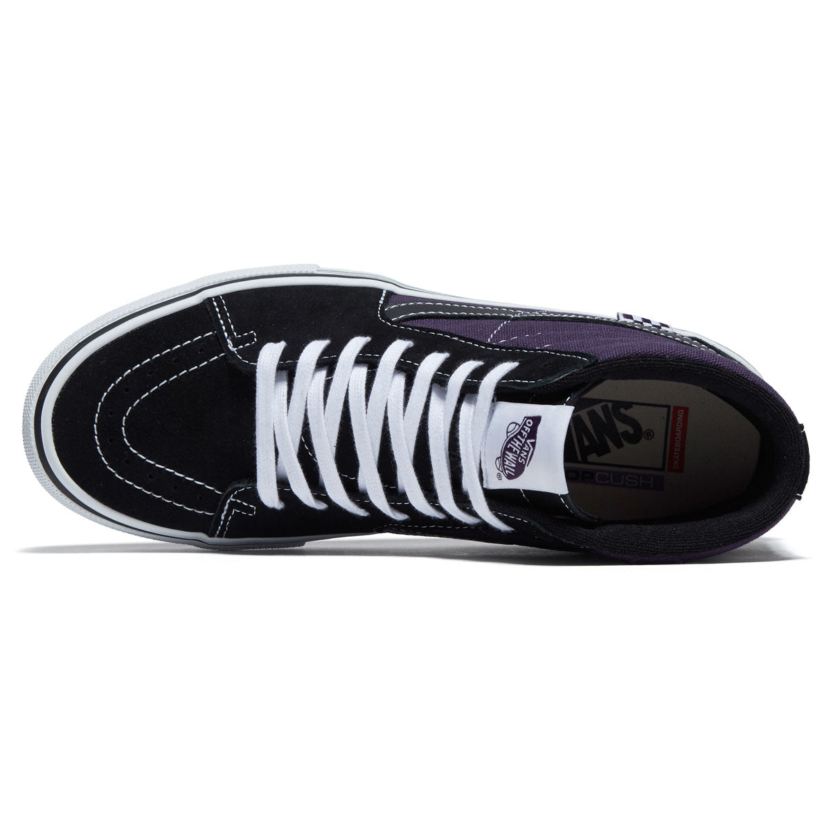 Vans Skate Sk8-Hi Shoes - Purple/Black image 3