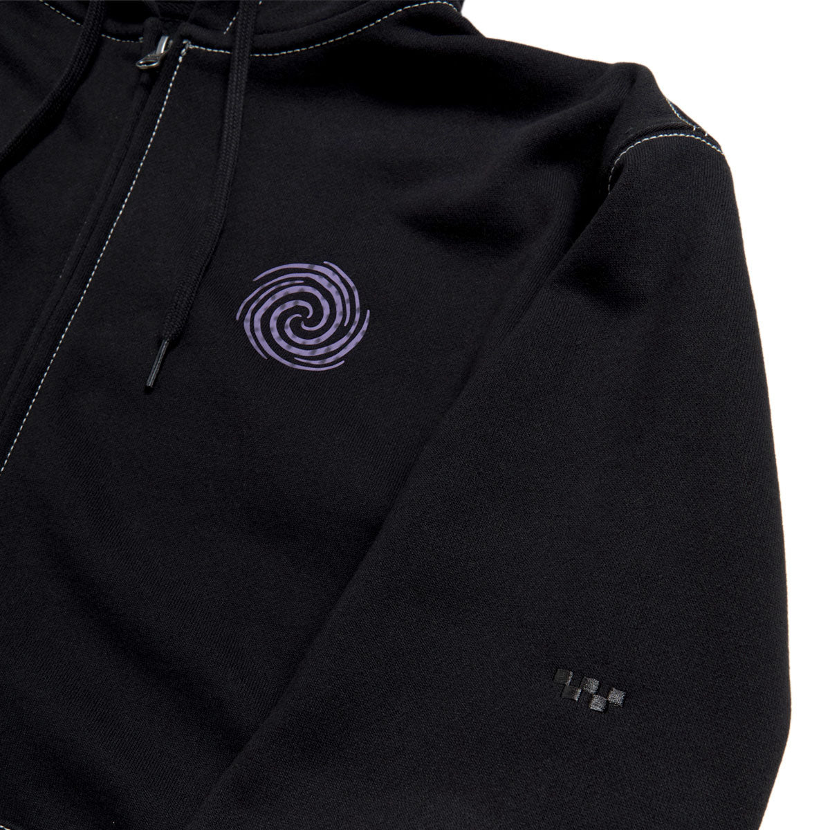 Vans Skate Swirl Zip Hoodie - Black image 5