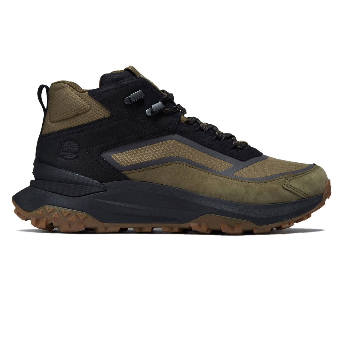 Timberland Motion Access Mid Lace Up WP Hiking Boots - Olive Ripstop image 1