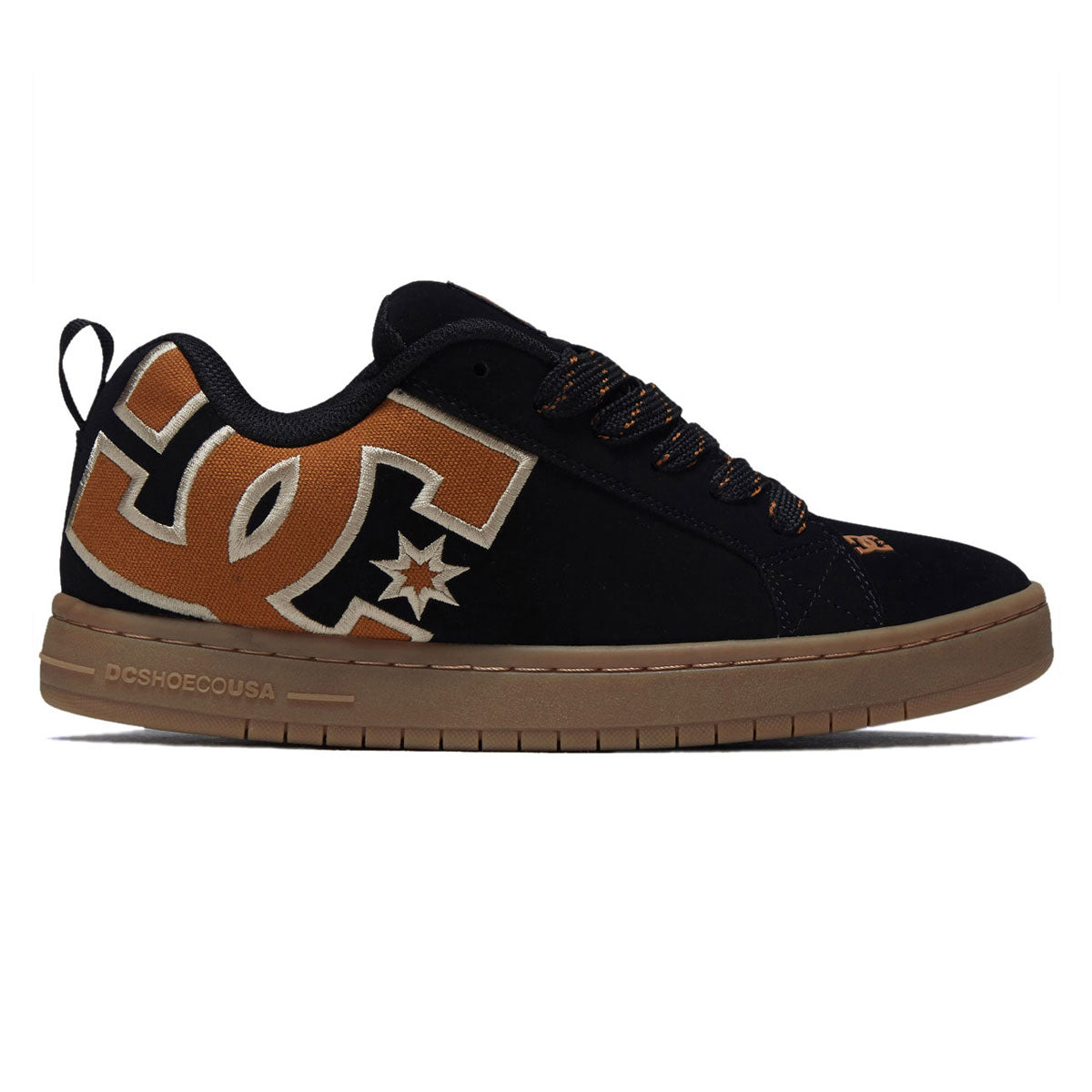 DC Court Graffik Shoes - Dark Brown/Wheat image 1