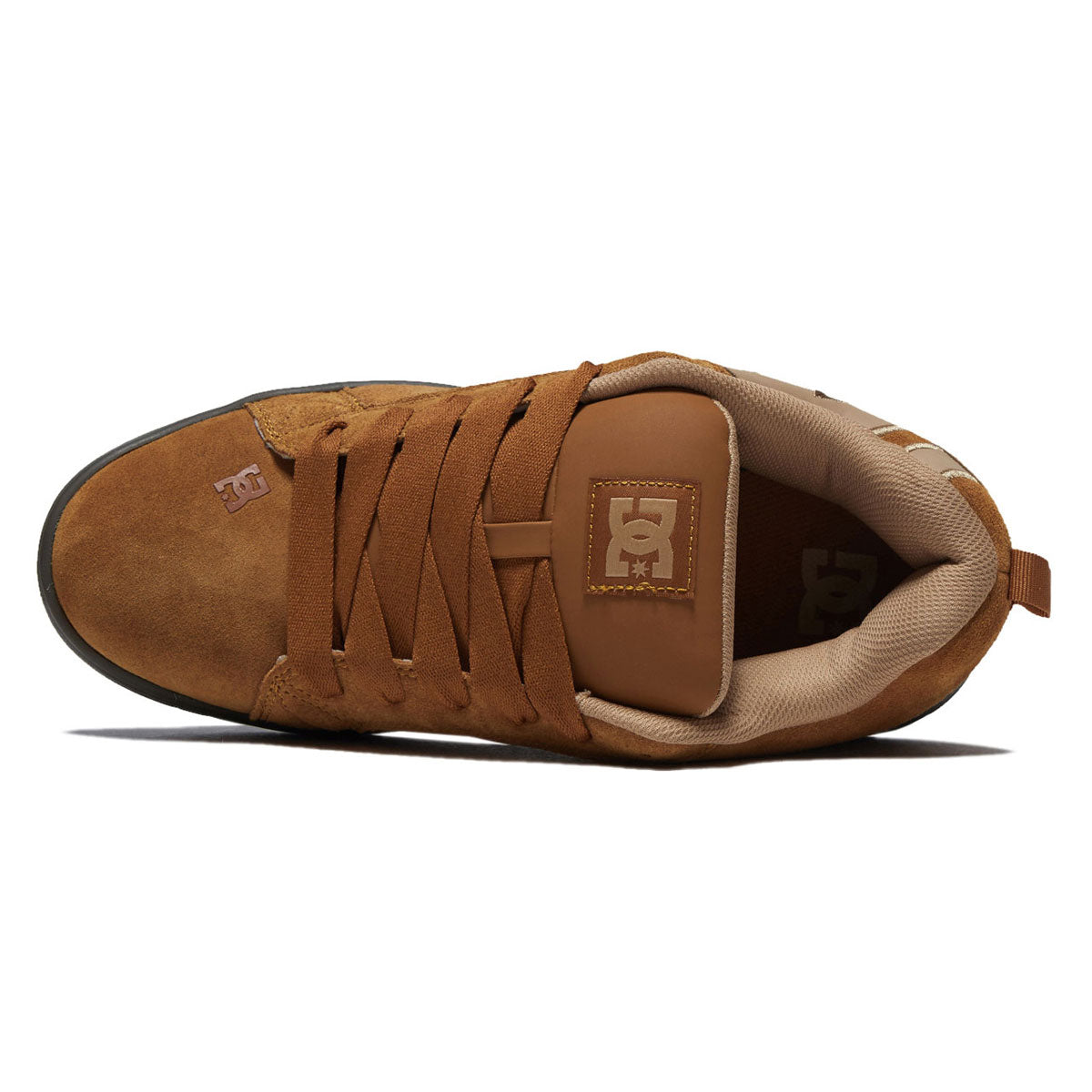 DC Court Graffik SE Shoes - Wheat/Gum image 3