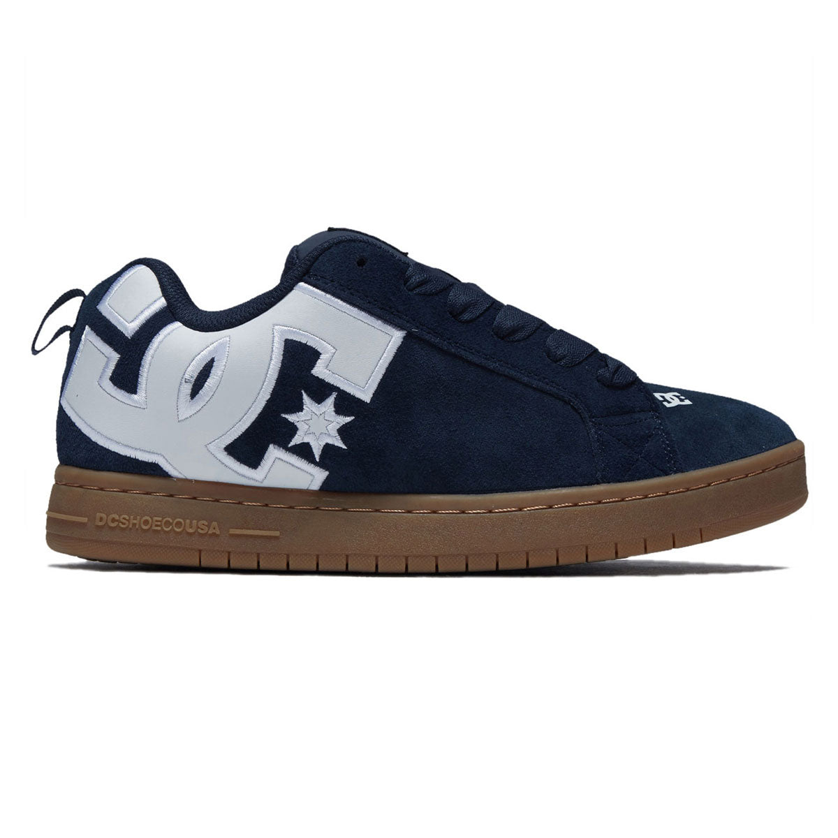 DC Court Graffik SE Shoes - Navy/White/Gum image 1